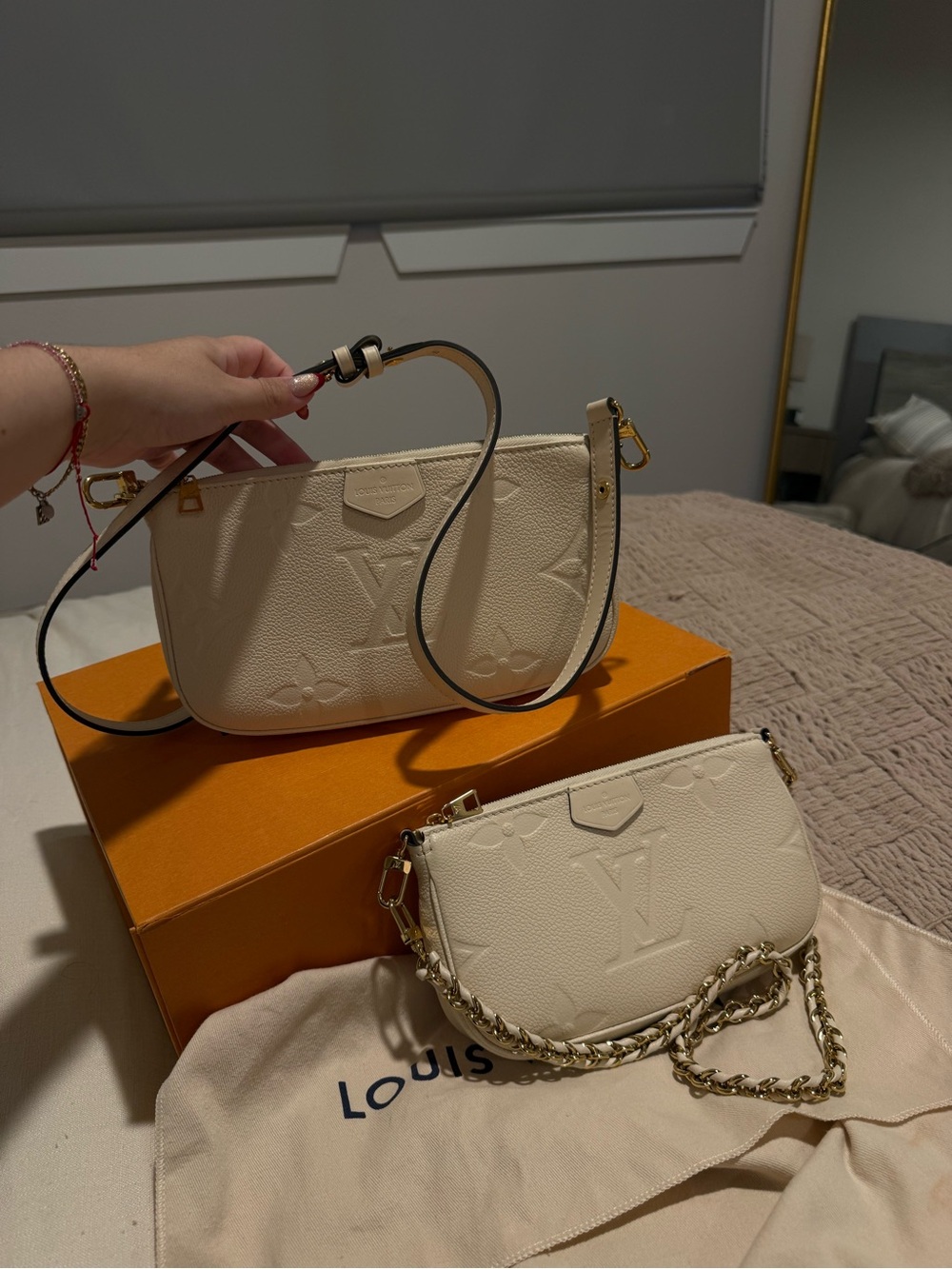 Louis Vuitton Cream Multi Pochette Bag